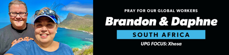 Brandon and Daphne serving in South Africa with Living Hope